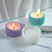 Load image into Gallery viewer, Hemp Rope Candle Cup Silicone Mold – DIY Succulent Pot, Cement, Resin & Gypsum Craft Mold for Home Décor & Storage Boxes