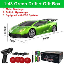 Load image into Gallery viewer, 1/64 4WD High-Speed Drift RC Car – Mini Remote Control Racing Toy for Kids & Adults