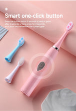 将图片加载到图库查看器,Electric Toothbrush for Adults Soft DuPont Bristle Portable Battery Endurance IPX6 Waterproof Intelligent Effective Oral Care