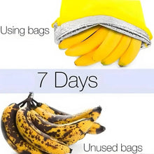 Load image into Gallery viewer, Durable Yellow Banana Storage Bag – Insulated Fresh-Keep Drawstring Bag for Fruits & Vegetables | Reusable Banana Preservation Pouch