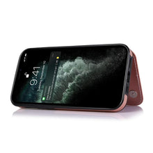 Load image into Gallery viewer, Wallet Stand Cover Flip Leather Case For iPhone 14 Pro Max 13 Pro Max 12 Pro Max 11 Pro Max Soft PU Leather Card Case With Kickstand Slim Double Magnetic Clasp Protective Cover