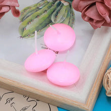 Load image into Gallery viewer, 6/10/16Pcs Unscented Discs Candles Floating For Valentine's Day Party Wedding Home Bathtub Decor Romantic Confession Candlelight
