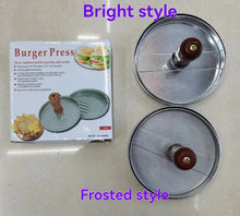 将图片加载到图库查看器,Burger Press Non-Stick Hamburger Patty Maker with Wax Paper Aluminum Burger Maker for Kitchen BBQ Grill
