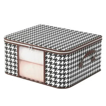将图片加载到图库查看器,Large Clear Foldable Storage Box – Zippered Clothes Organizer with Handles
