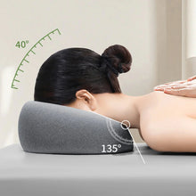 将图片加载到图库查看器,Face Down Memory Foam Pillow – Ergonomic Desk Nap & Massage Pillow for Prone Resting, Travel & Home Use