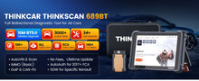 Load image into Gallery viewer, THINKCAR THINKSCAN 689BT Car OBD2 Diagnostic Tool DoIP CAN FD All System 34 Reset ECU Coding Bi-Directional Control Scan Tool