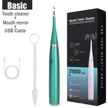 Load image into Gallery viewer, Electric Ultrasonic Teeth Cleaner Dental Scaler Dental Tooth Calculus Stains Tartar Remover Oral Irrigator Teeth Whitening Tool