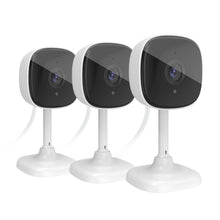 Load image into Gallery viewer, Amorom Indoor Wifi Ip Camera 1080P Pet Baby Monitor Night Vision Ai Detect Surveillance Mini Cameras with Alexa & Google Home