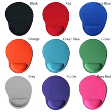 Load image into Gallery viewer, Ergonomic Wrist Rest Mouse Pad for PC & Laptop – Soft Non-Slip Rubber Mat with Comfortable Wrist Support