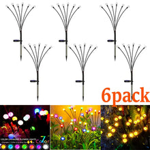 Load image into Gallery viewer, 12Pack Solar LED Starburst Firefly Lights β IP66 Waterproof Garden & Lawn Decoration