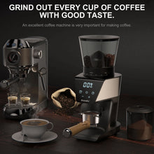 Load image into Gallery viewer, BioloMix Automatic Burr Mill Electric Coffee Grinder with 30 Gears for Espresso American Coffee Pour Over Visual Bean Storage