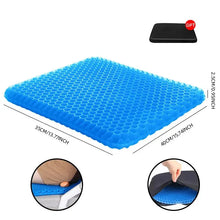 Load image into Gallery viewer, Gel Seat Cushion – Honeycomb Design for Back, Tailbone & Pressure Relief