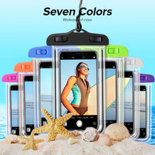 Load image into Gallery viewer, Universal Waterproof Phone Case For iPhone 13 12 11 Pro Max XS Water Proof Phone Bag Cover IP68 Phone Pouch Protector Photos Calls Comfortable Touch Operation Compatible with iPhone