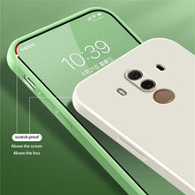 Load image into Gallery viewer, Original Square Liquid Silicone Case for Huawei Mate 9 10 Pro Camera Protective Cute Phone back cover Mate9 Mate10 10Pro fundas