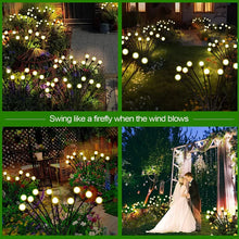 Load image into Gallery viewer, 12Pack Solar LED Starburst Firefly Lights β IP66 Waterproof Garden & Lawn Decoration