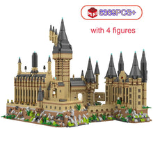 Load image into Gallery viewer, New Magic Castle Micro Building Blocks Light Up Street View Architecture Creative MOC Model Kit Kids Christmas Birthday Gifts