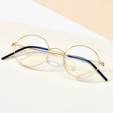 Load image into Gallery viewer, FONEX Screwless Round Eyeglasses – Titanium Alloy Frame for Men & Women