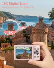 Load image into Gallery viewer, 4K Digital Camera Autofocus Vlogging Camera HD 48MP with 2.8" Large Screen Camcorder Camera for Photography for Kid Adult