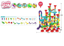 Load image into Gallery viewer, Marble Run Race Track Building Blocks 3D Maze Toy