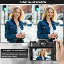 Load image into Gallery viewer, Compact Digital Photography Camera 4K WIFI Webcam Retro Vlog Recorder YouTube 64MP Camcorder 3 Inch Flip Screen Wide Angle Lens