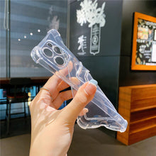 将图片加载到图库查看器,Transparent Card Slot Holder Case for iPhone 13 11 12 14 Pro Max Mini Clear Shockproof Soft Wallet Cover Clear Phone Case with Card Holder Slim Protective Soft Shock Absorbing Case with Card Holder