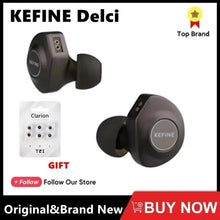 Load image into Gallery viewer, KEFINE Delci 10mm DLC+PU Diaphragm Dynamic Driver Hifi Wired IEM Earphones with CNC Metal & Detachable 0.78mm 2pin 3.5mm Cable