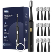 Load image into Gallery viewer, Sejoy Sonic Electric Toothbrush for Adults Dental Rechargeable 5 Cleaning Modes Sonic Toothbrush Personal Care Appliances