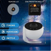 Load image into Gallery viewer, LED Night Light Galaxy Projector Starry Sky Projector 360° Rotate Planetarium Night Lamp For Room Decorative Children Kids Gift