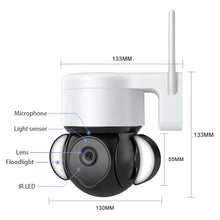 Load image into Gallery viewer, INQMEGA 5MP TUYA Camera Smart Cloud Video Surveillance Camera Outdoor WIFI Auto Tracking Google Home Alexa Camera CCTV PTZ Cam