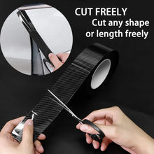 Load image into Gallery viewer, 1–10M Nano Carbon Fiber Car 3D Tape Sticker – Door Edge, Mirror Protector Strip, Waterproof DIY Adhesive Protective Film