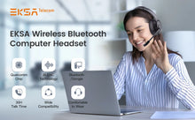 Load image into Gallery viewer, EKSA H6 Wireless Headphones Bluetooth 5.0 Headset with USB Dongle ENC Call Noise Cancelling Mic 30H Playtime For Office Computer