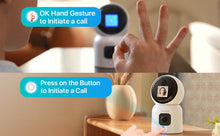 Load image into Gallery viewer, ZOSI 360° Smart Home Security Camera PTZ Auto Tracking Baby Monitor AI Panoramic HD Night Vision Indoor WiFi Surveillance Camera
