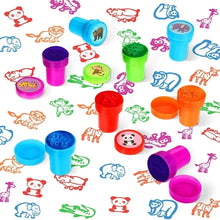 Load image into Gallery viewer, 10pcs Assorted Self-Inking Stamps for Kids - DIY Craft & Scrapbooking