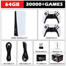 Load image into Gallery viewer, GB5 Video Game Console 256GB/128GB/64G 50000 + Retro Games HD TV Game Box 5 Two Gamepads For PS1/PPSPP/MAME Arcade Gaming Stick