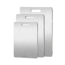 Load image into Gallery viewer, 316 Stainless Steel Chopping Board – Thickened Double-Sided Antibacterial Cutting Board for Kitchen & Dough Kneading