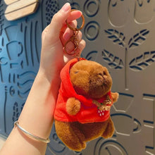 Load image into Gallery viewer, Cute Capybara Plush Toy Hoodie – Small Winged Stuffed Doll for Kids
