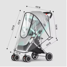 Load image into Gallery viewer, Universal Waterproof Rain Cover for Prams Transparent Dust Cover