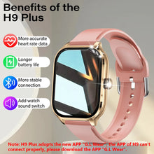 Load image into Gallery viewer, H9 New Smart Watch 2.01 Inch HD Display Answer Make Call Message Preview Sport Modes DIY Dial Weather Forecast For Men Women