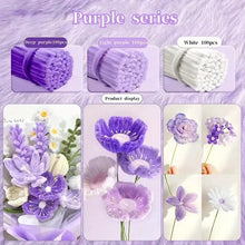 Load image into Gallery viewer, Chenille Stems 30cm Pipe Cleaners - DIY Craft Supplies for Handmade Flowers & Art Projects