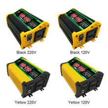 将图片加载到图库查看器,4000W Vehicle Smart Inverter Dual LCD Display 12V To 220V/110V Intelligent Power Inverter Digital Power Inverter for RV Caravan