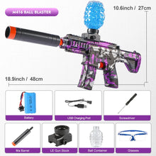 将图片加载到图库查看器,M416 Electric Ball Blaster Toy Gun – High-Speed Rechargeable Toy with Metallic Finish, Perfect Holiday Gift (Bullets Excluded)