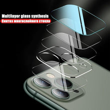 Load image into Gallery viewer, 3pcs in 1 Camera Lens Protector For iPhone 13 11 12 14 Pro Max HD Full Cover Camera Protection For iPhone 14 Plus 13 12 Mini Suit Camera Protective Glass For iphone