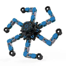 将图片加载到图库查看器,Deformable Fidget Spinner Chain Toy – Intelligent Stress Relief Finger Gyro for Kids & Adults