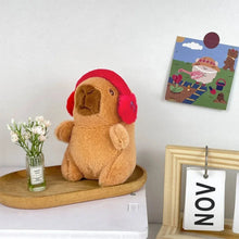 Load image into Gallery viewer, Cute Capybara Plush Toy Hoodie – Small Winged Stuffed Doll for Kids