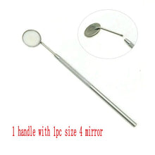 Load image into Gallery viewer, 5pcs Dental Mirror Plain Mirror 22mm/24mm Surgical Instruments Replace Tools Dentist