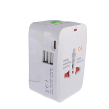 Load image into Gallery viewer, All-in-One International Plug Adapter β Universal Travel Power Converter with 2 USB & Type-C Ports (AU/US/UK/EU)
