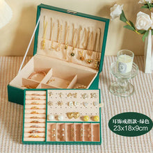 Load image into Gallery viewer, Jewelry Storage Box – Necklace & Earrings Organizer for Gifts
