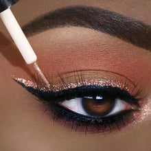 Load image into Gallery viewer, Diamond Shiny Eyeliner Waterproof Silver Rose Gold Glitter Eye Shadow