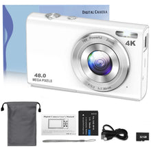 Load image into Gallery viewer, 4K Digital Camera Autofocus Vlogging Camera HD 48MP with 2.8" Large Screen Camcorder Camera for Photography for Kid Adult