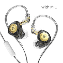 Load image into Gallery viewer, KZ EDX pro In-ear type Earphones Stereo DJ Hi-Fi Bass HIFI Microphone Earplugs Cable speakers reduce noise and detachable cables